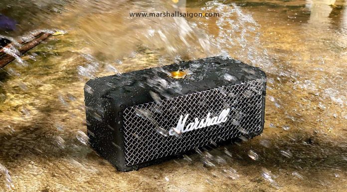 Loa di động Marshall Emberton- Cổ điển, chống nước review-loa-marshall-emberton