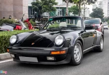 Cận cảnh Porsche 930 Turbo Cabriolet hàng hiếm tại TP.HCM Porsche 930 Turbo Cabriolet